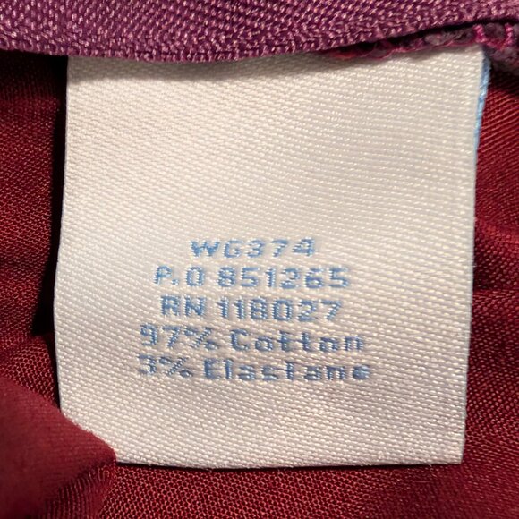 Boden Womens Size 8R Purple Velvet Tulips Pattern Pockets A-Line Mini Skirt Flaw - Picture 7 of 8